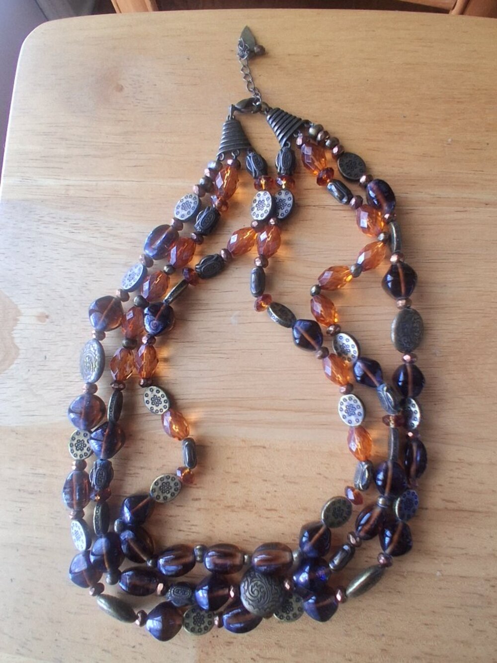 Coldwater Creek 10-inch Earthtone Necklace
